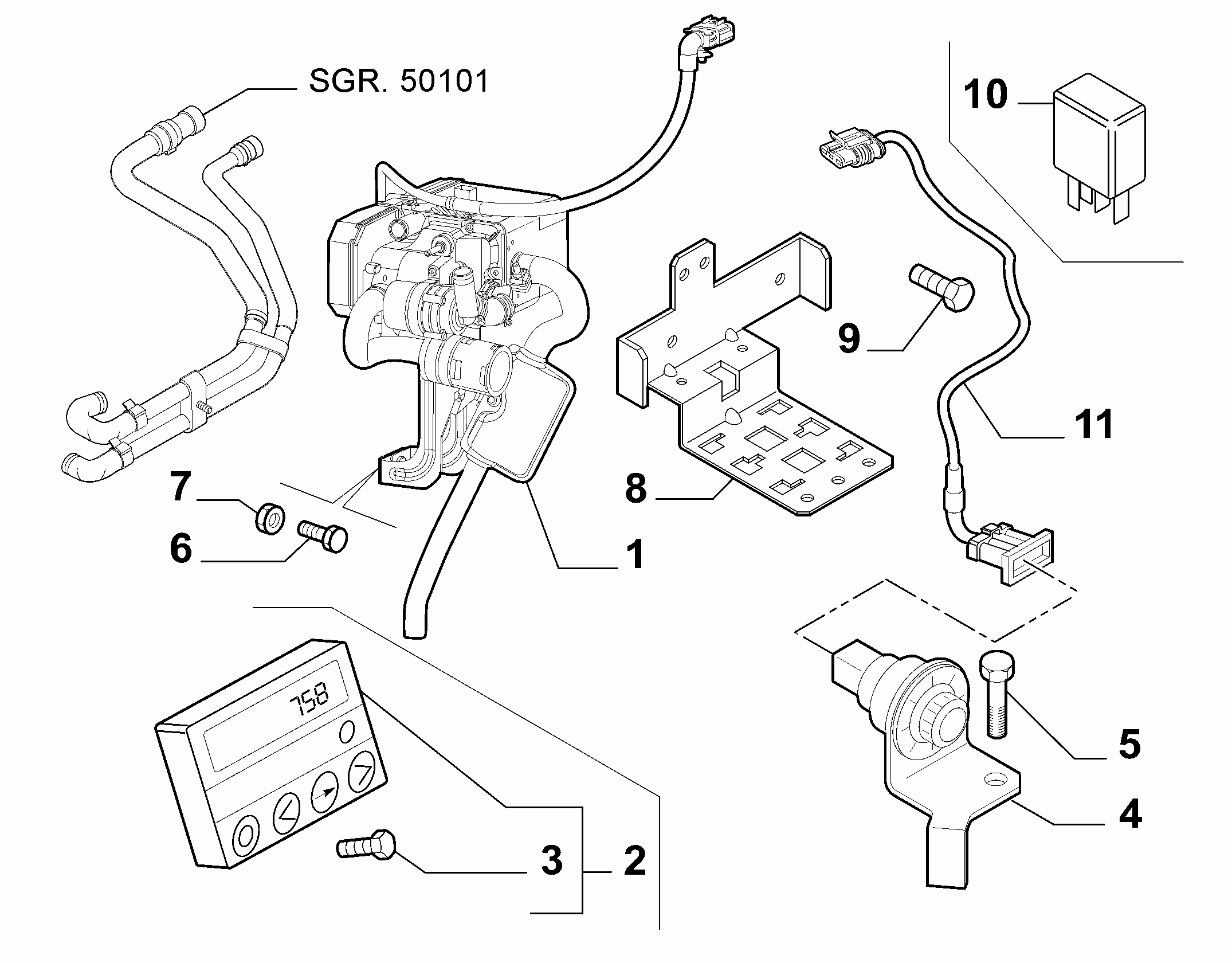 50110-010 ADDITIONAL HEATER
