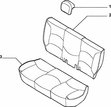 70615/04 REAR SEAT LINING