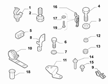 41207-040 HYDRAULIC SYSTEM CLAMPS