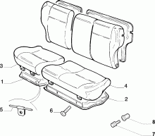 70613/06 REAR SEAT