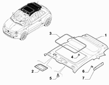 70523-010 INTERNAL ROOF LINING
