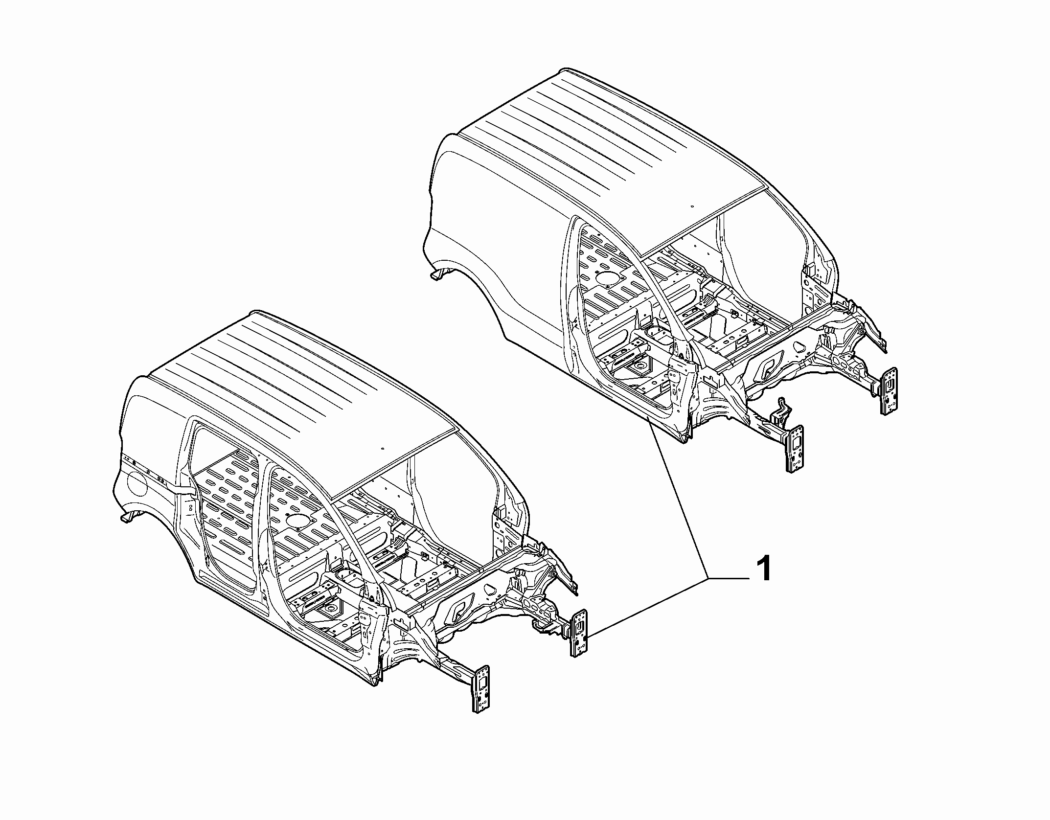 70001/00 СВАРНОЙ КУЗОВ