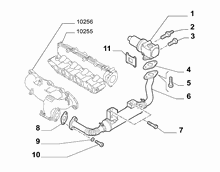10259-010 OIL COOLER AND EGR VALVE