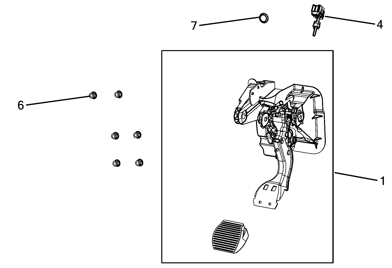 33101-010 RUDDER BAR