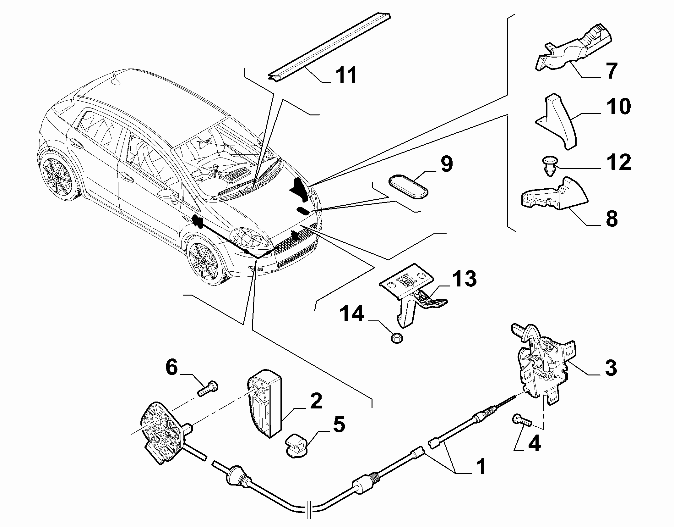 70101-020 TRUNK SPACE COVER ACCESSORY