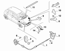 70101-020 TRUNK SPACE COVER ACCESSORY