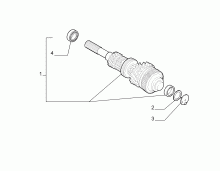 21215-010 PRIMARY SHAFT AND GEAR LEAD