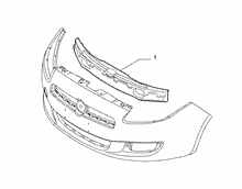 70726-030 FRONT BUMPER THRUST