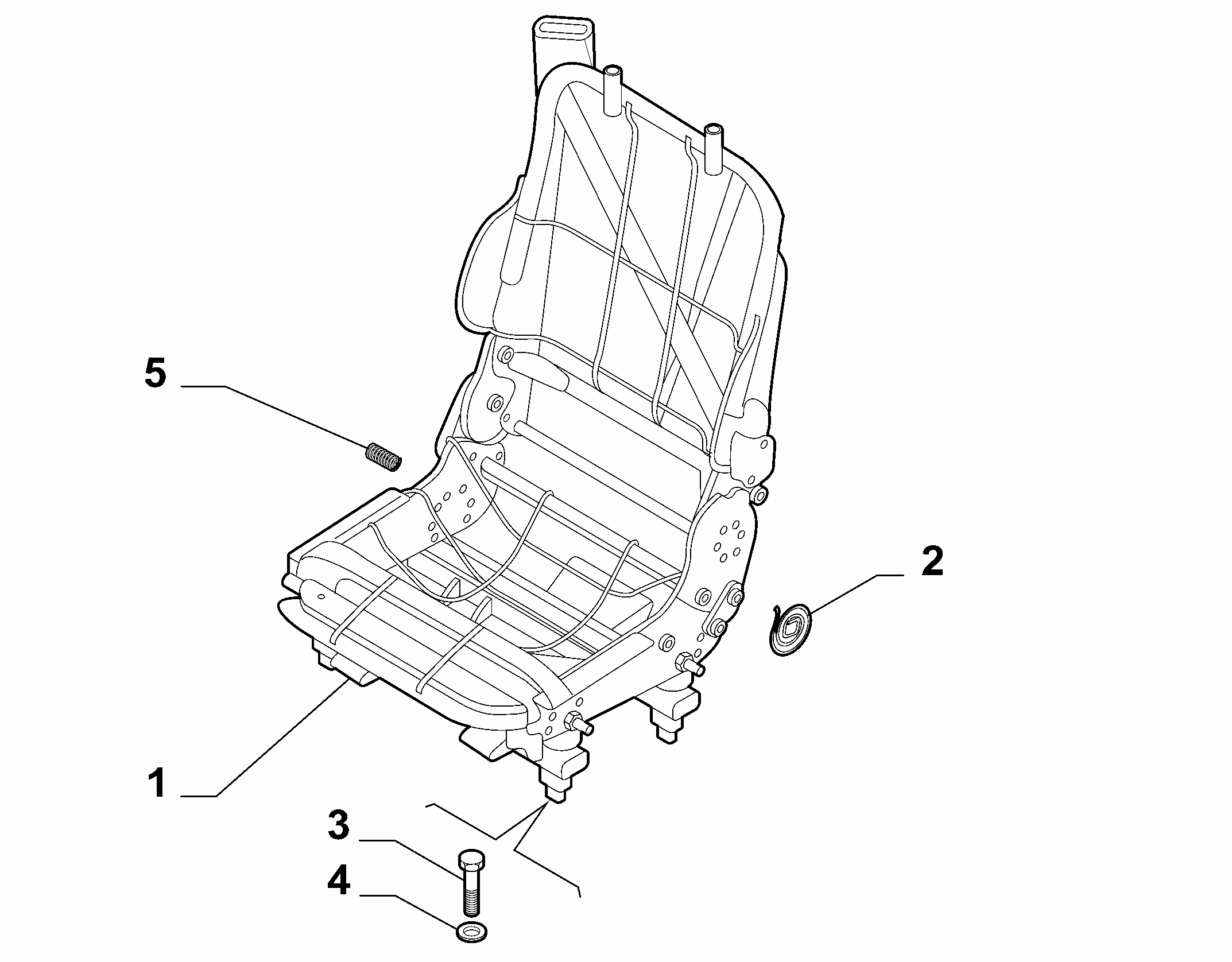 70601-022 PASSENGER SEAT FRAMES