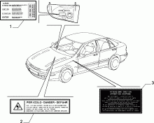 70750/00 ПРЕДУПР. ТАБЛИЧКИ И ИНСТРУКЦИИ 