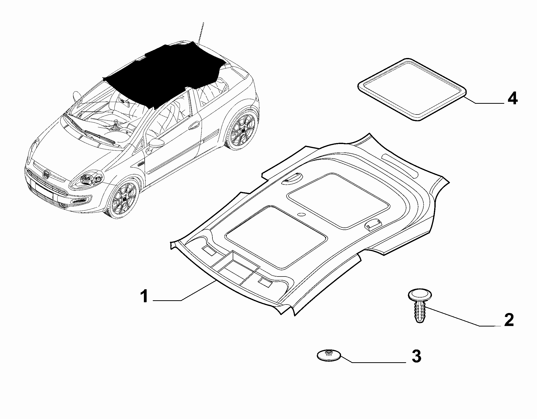 70523-010 INTERNAL ROOF LINING