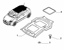 70523-010 INTERNAL ROOF LINING