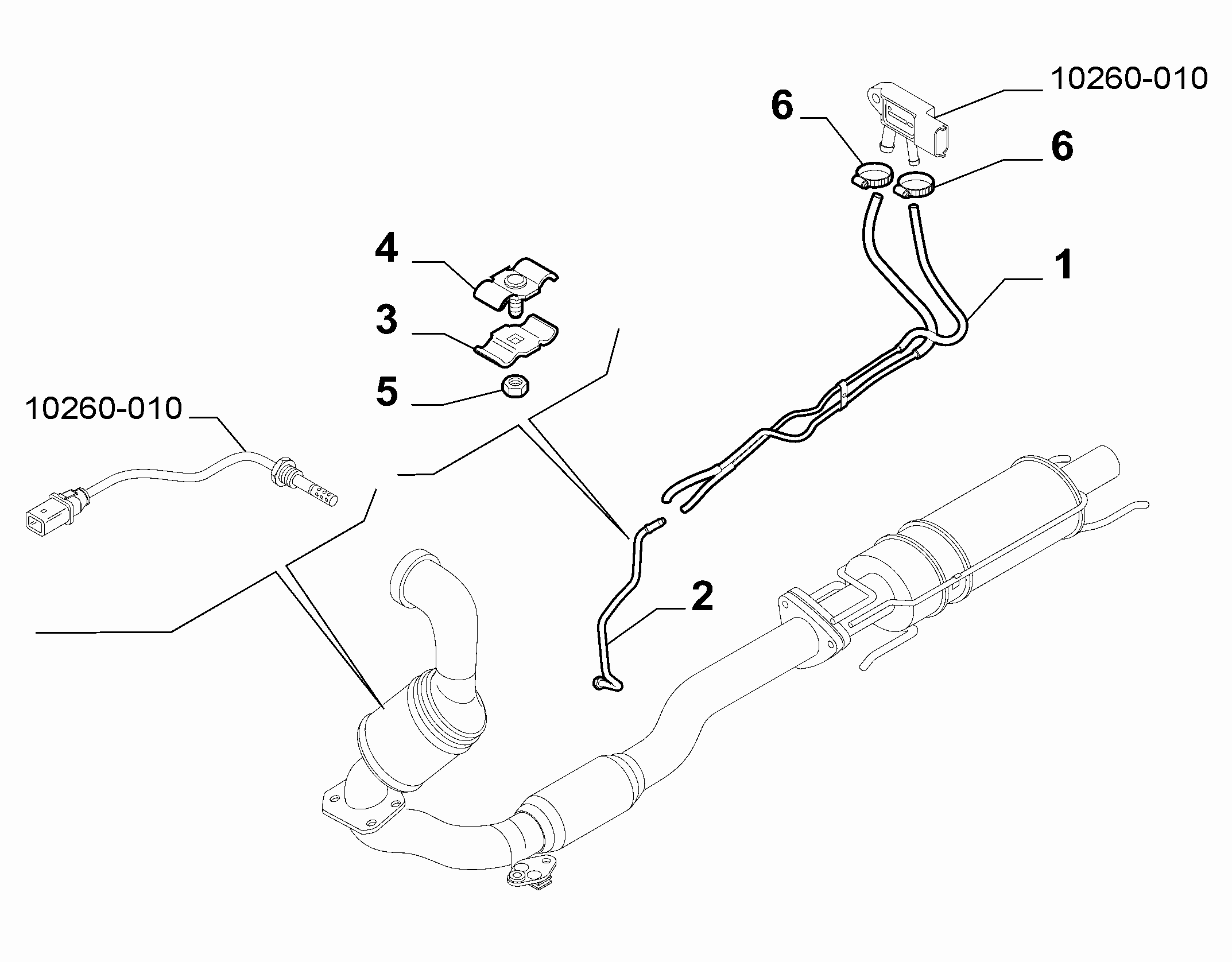 10260-020 PRESSURE SENSOR PIPING