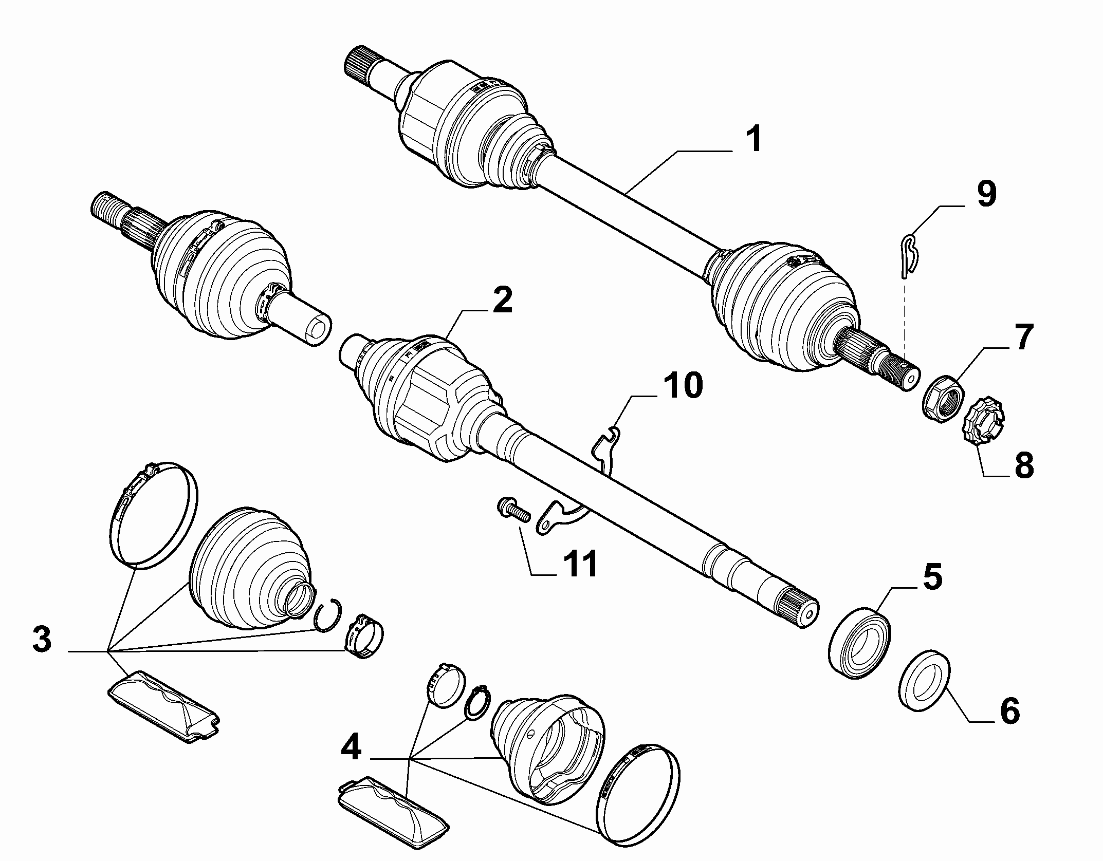 27402/02 DIFFERENTIALS DRIVE-SHAFTS