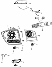 55401-030 TAIL LAMP