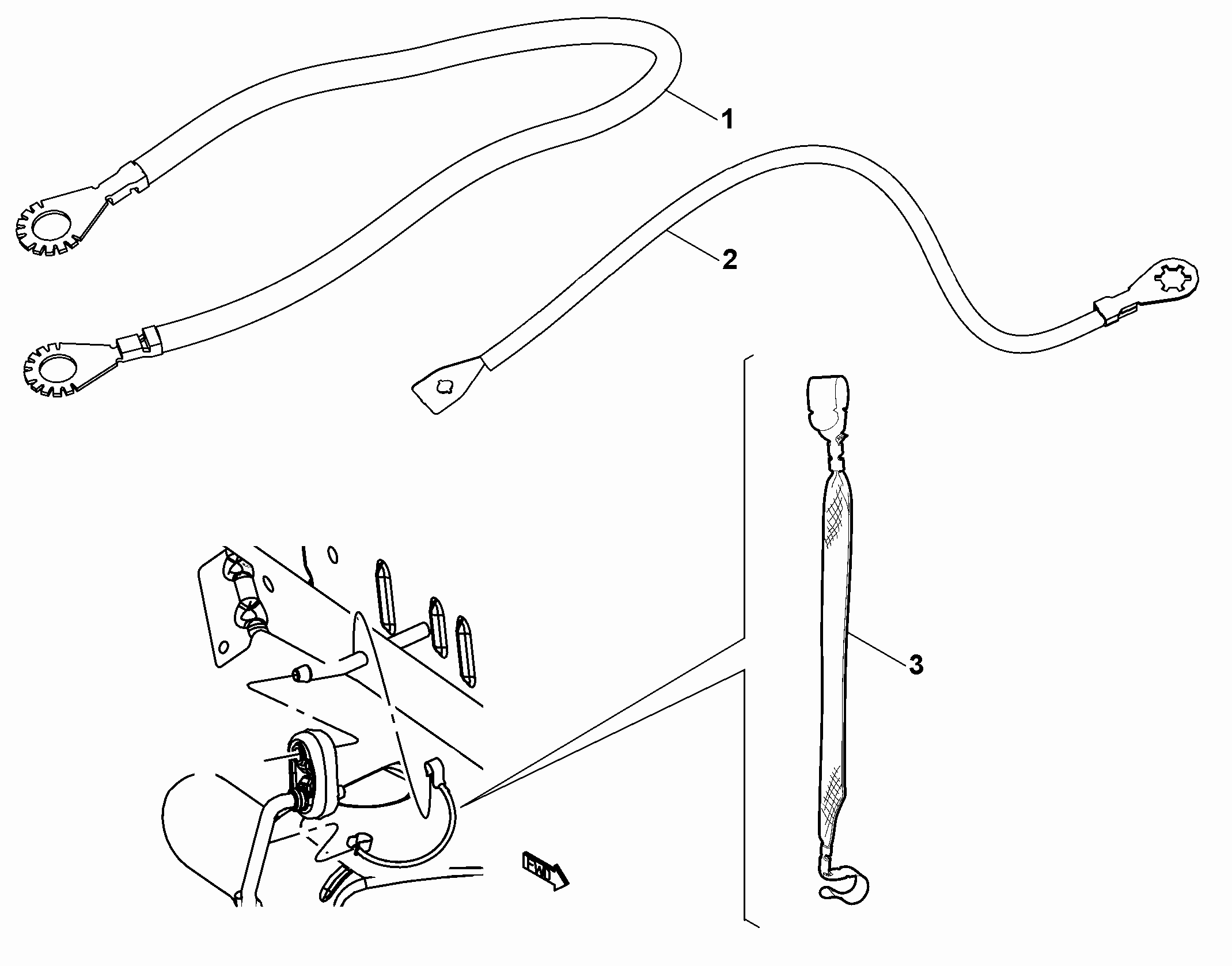 55300-040 BATTERY HARNESS