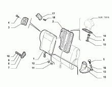 70613/20 REAR SEAT