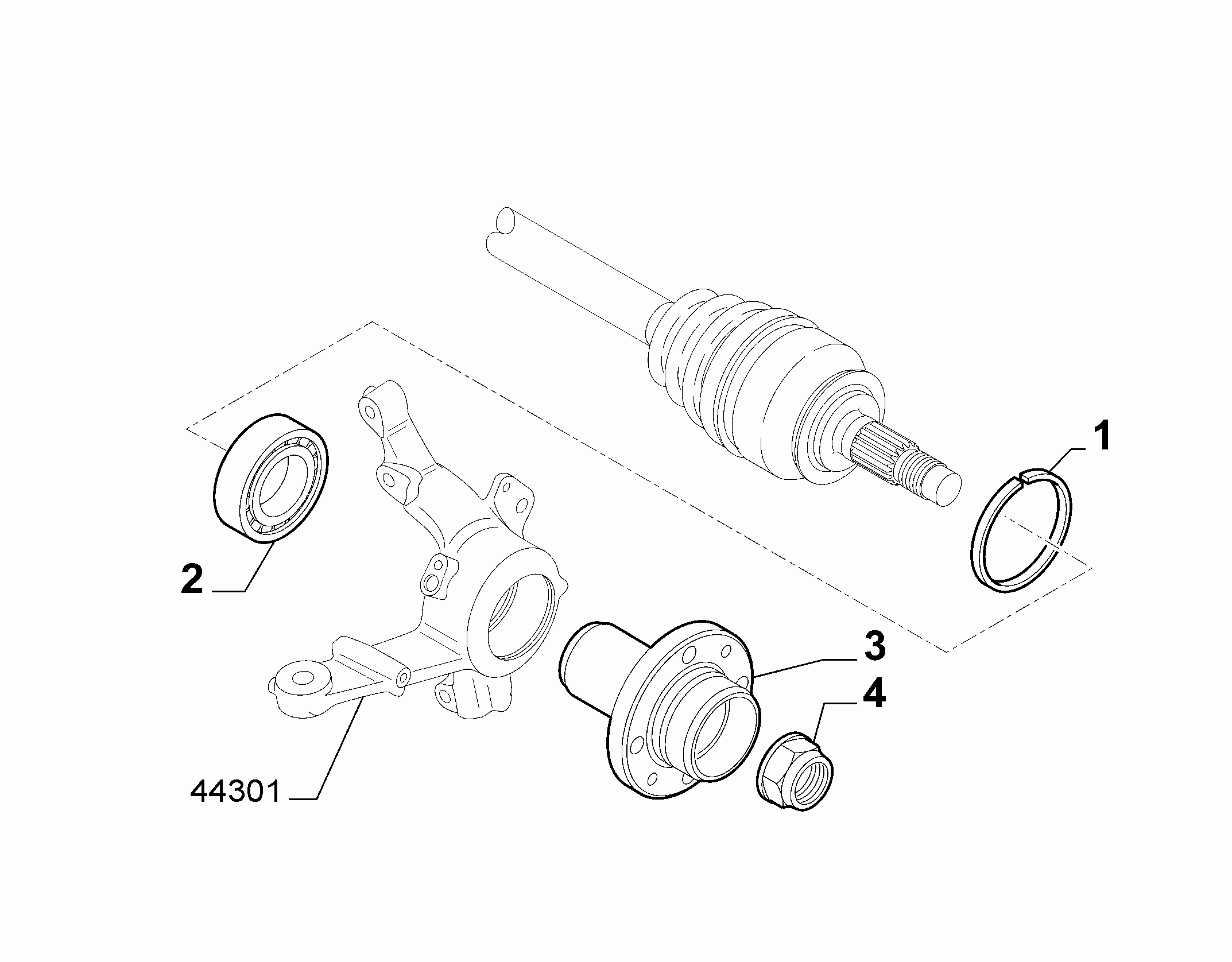 27402-010 ПОЛУОСИ ДИФФЕРЕНЦИАЛА 