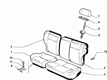 70613/04 REAR SEAT