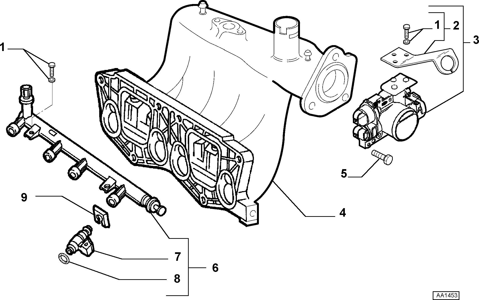 55194154 AIR DUCT SYSTEM