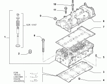 10101-020 CYLINDER HEAD AND GASKETS