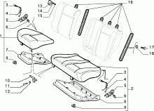 70613/01 REAR SEAT