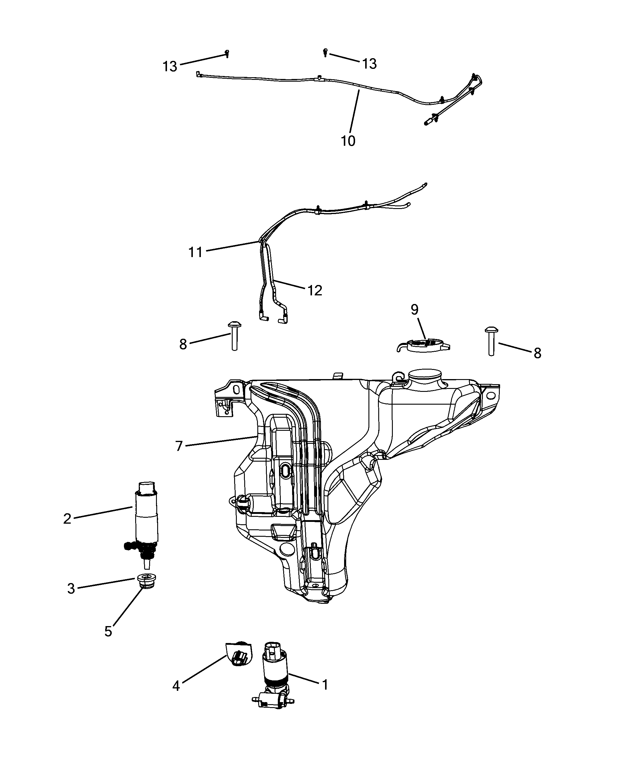 55514-030 WINDSHIELD WIPER RESERVOIR