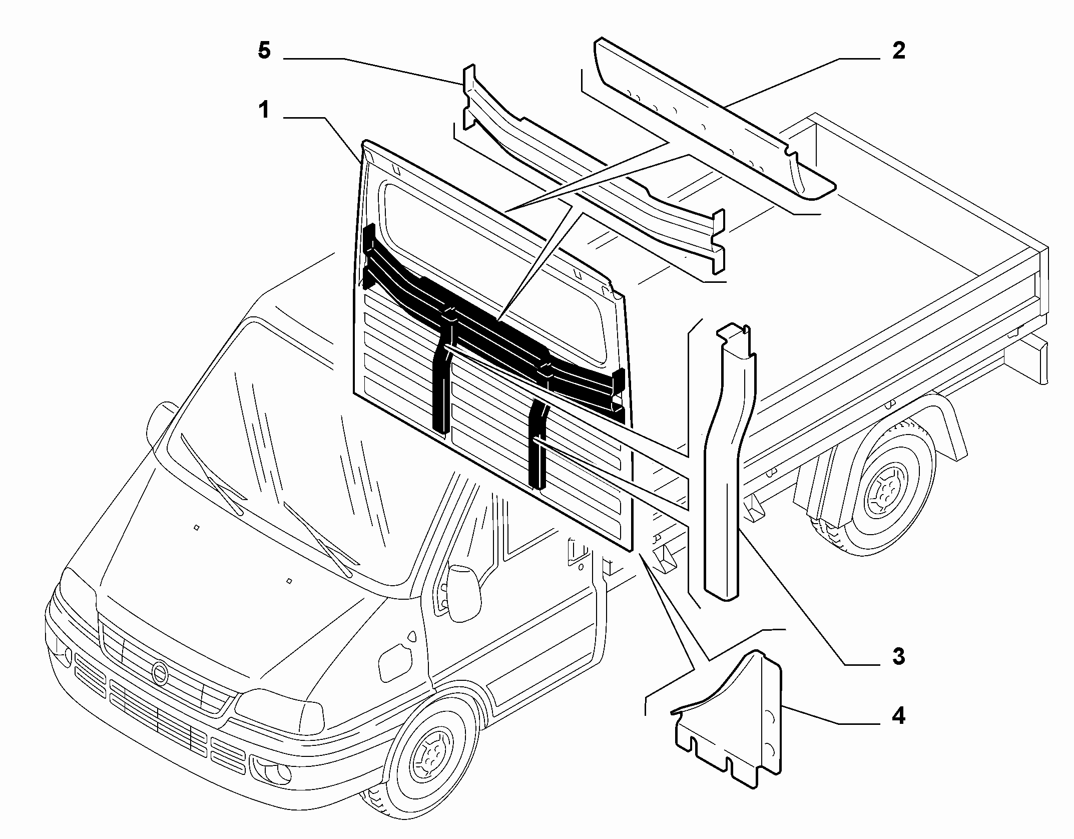 70020/01 BODYWORK, TRIM PANELS (REAR)