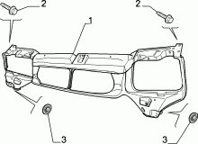 70002/00 КУЗОВ, РАМЫ (ПЕРЕДНЯЯ ЧАСТЬ) 
