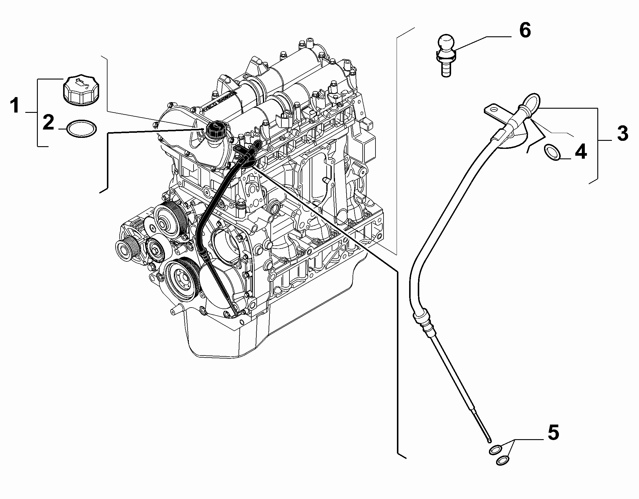 10301-060 DIP STICK, CAP, TRANSMITTER AND PRESSURE ROD