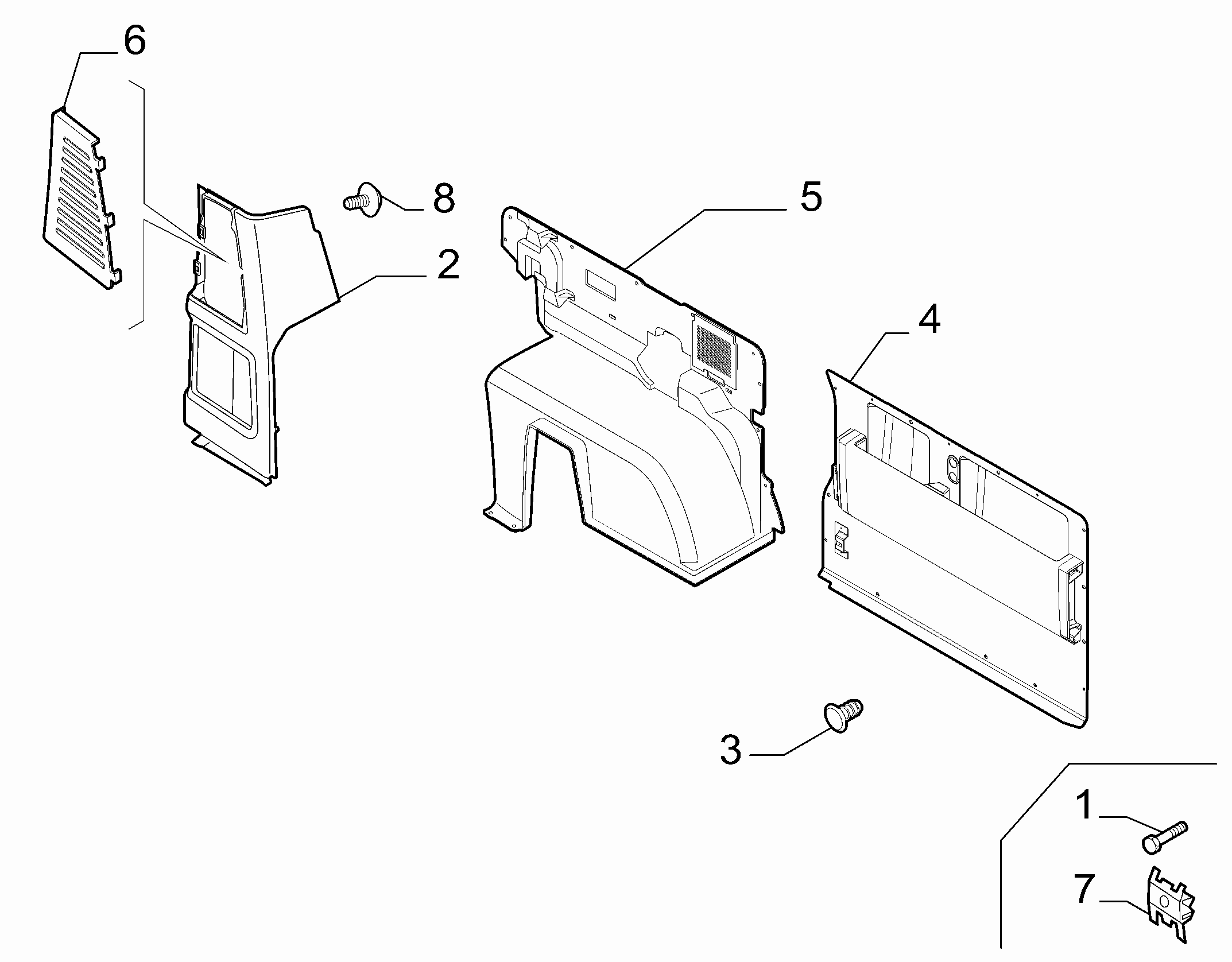 70524-010 REAR SIDE COVERING