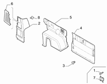 70524-010 REAR SIDE COVERING