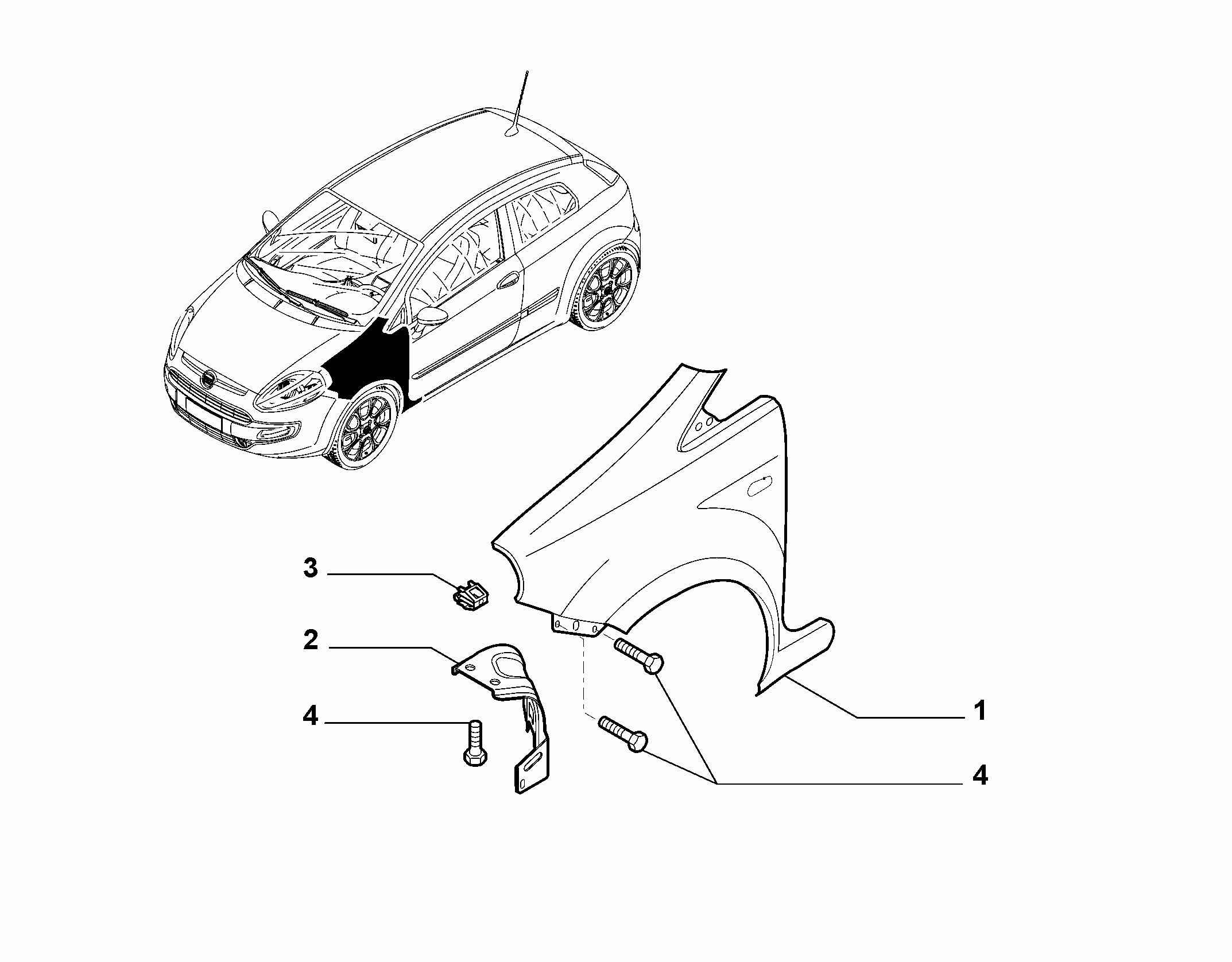 70018-010 FRONT MUDGUARD
