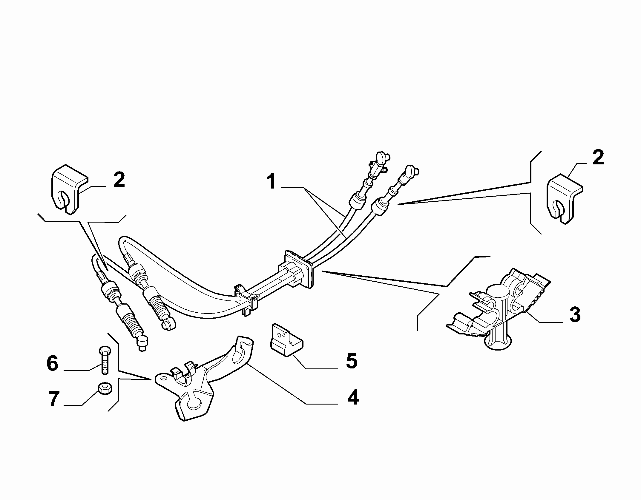 21221-020 GEAR STICK FLEX SHAFT