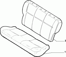 70615/02 REAR SEAT LINING