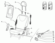 70613/01 REAR SEAT