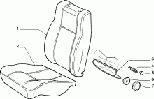 70601/01 ПЕРЕДНИЕ СИДЕНЬЯ