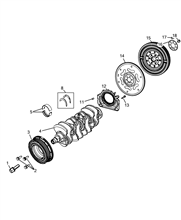 10103-010 ENGINE SHAFT AND HALF BEARING