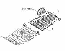 70006-020 REAR FLOOR PANEL