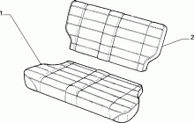 70615/01 REAR SEAT LINING