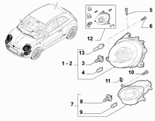55401-010 FRONT HEADLIGHT