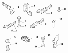 41207-040 HYDRAULIC SYSTEM CLAMPS