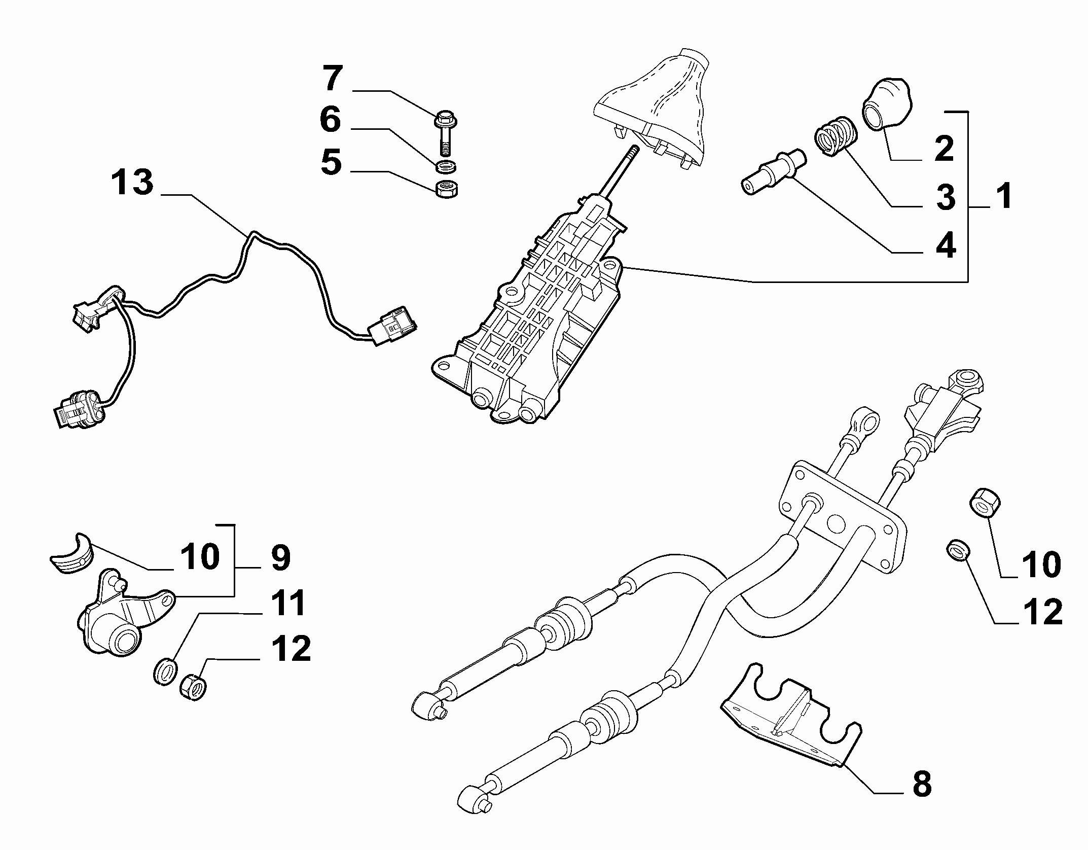 21221-010 GEAR STICK