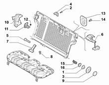70613-030 REAR SEAT ADJUSTMENT DEVICE