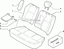 70615/00 REAR SEAT LINING