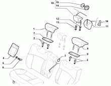 70613/02 REAR SEAT