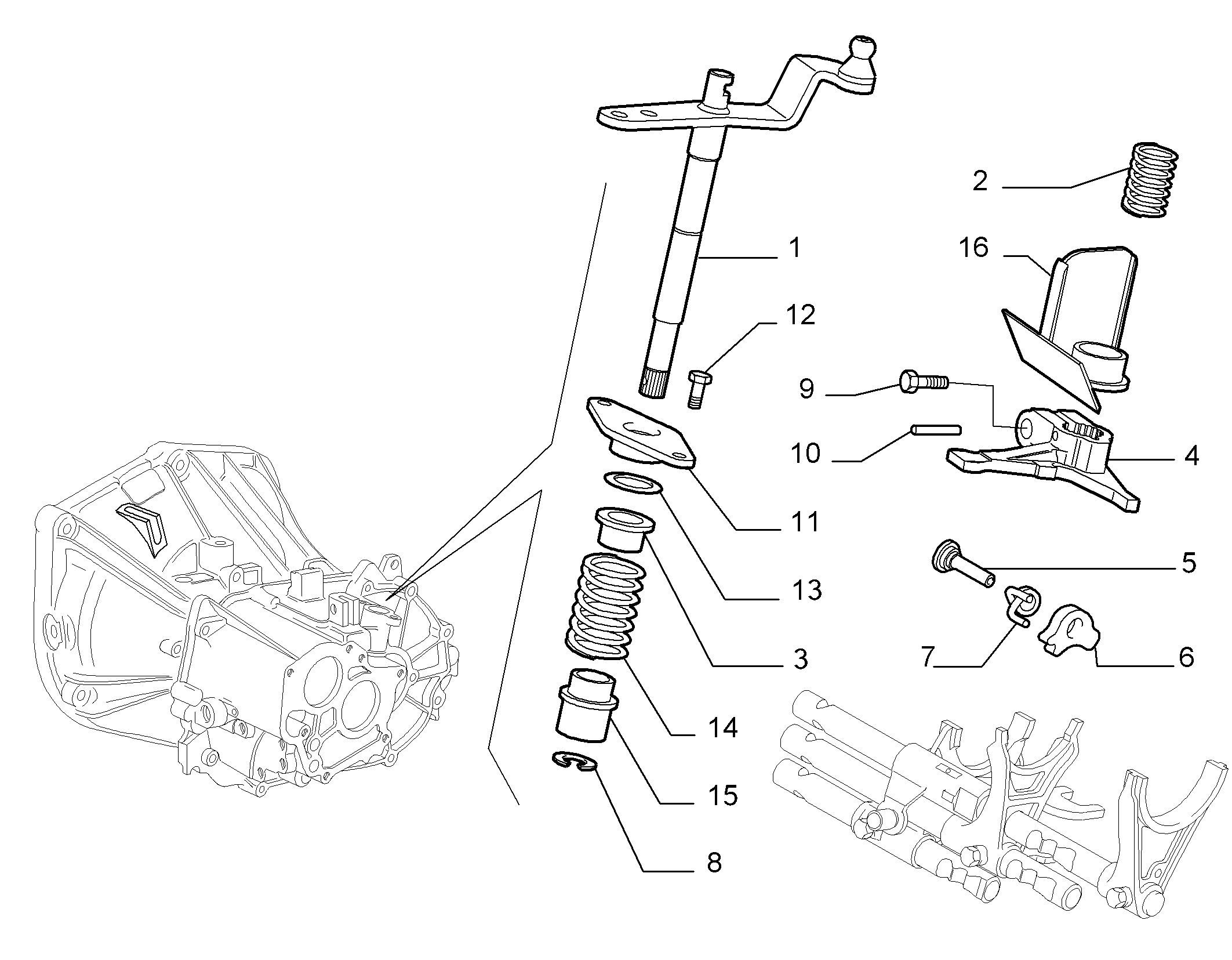 21219-010 GEAR SHAFT