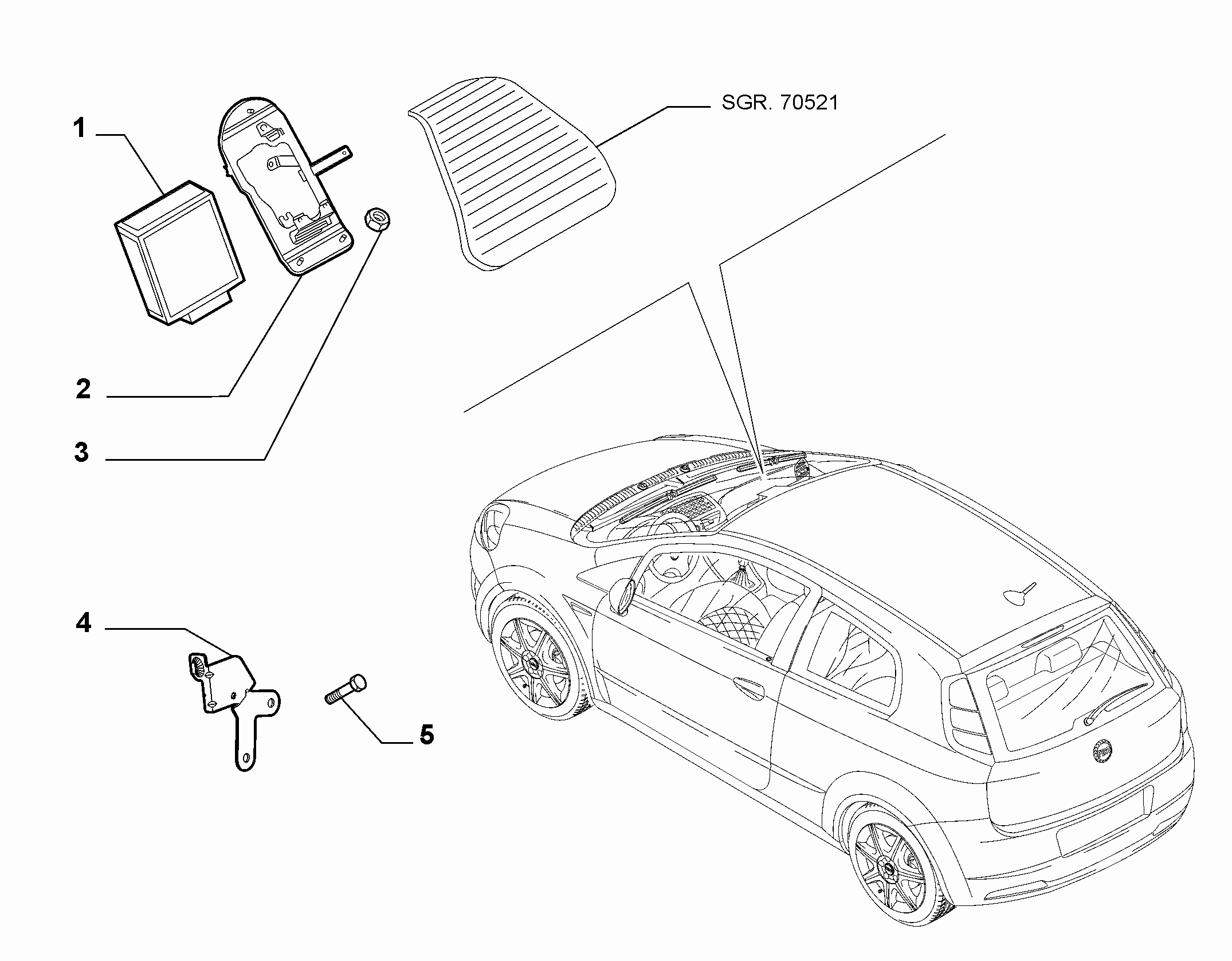 21221-030 GEAR STICK CASE