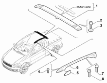 70732-020 ROOF RACKS