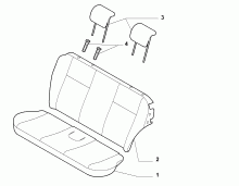 70615/22 REAR SEAT LINING